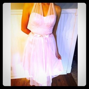 New pink tulle vintage feel formal size small